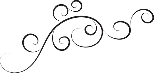 black vintage frame element