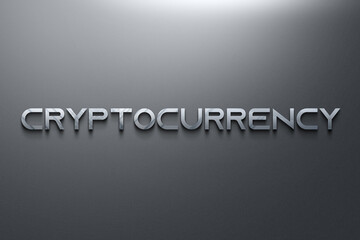3d modern crypto background design