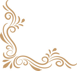 Conner border element and art line