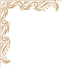 Conner border element and art line