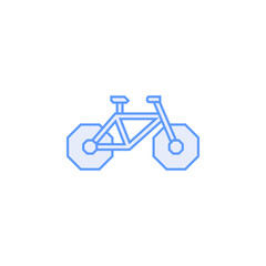 bike icon vector for website symbol icon presentation