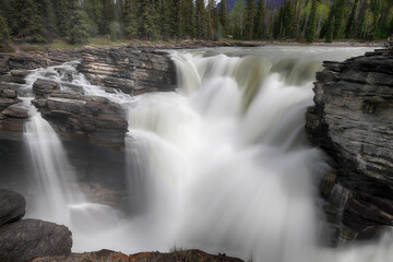 Athabasca Falls, Jasper Nationalpark, Alberta, Kanada