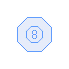 8 ball vector for website symbol icon presentation