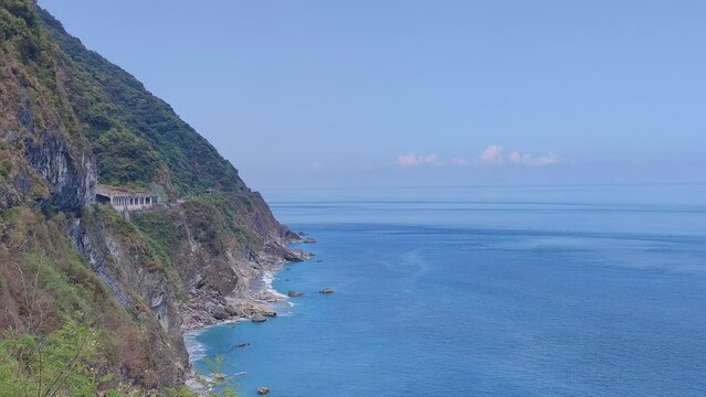 Chingshui Ocean cliffs are the highest coastal cliffs in Taiwan