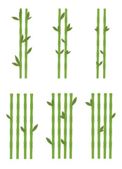Fototapeta na wymiar bamboo vector design illustration isolated on white background