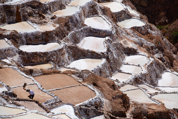 Maras salt mines near Cusco, Peru.