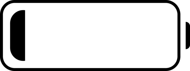 battery vector design illustration isolated on transparent background