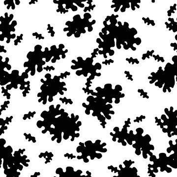Seamless random pattern of spots