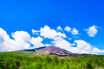 浅間山　東側　東斜面　活火山　【 軽井沢 の 観光名所 】