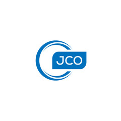 JCO letter design for logo and icon.JCO typography for technology, business and real estate brand.JCO monogram logo.