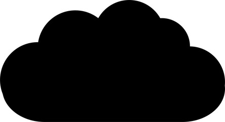 cloud design illustration isolated on transparent background 