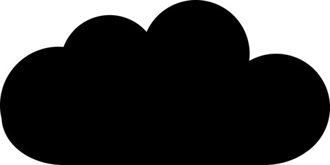 cloud vector design illustration isolated on transparent background 