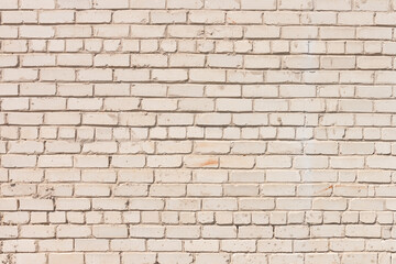 Old brick wall background. Close-up. Texture