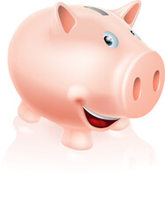Cartoon Piggy Bank