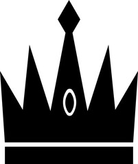 crown vector design illustration isolated on transparent background 