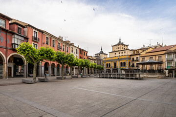 Aranda de Duero is the capital of the Ribera del Duero wine region, Burgos province, Spain