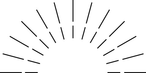 Obraz premium starburst vector design illustration isolated on white background 