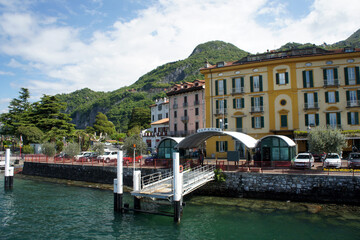 Fototapeta premium Landscapes of Italy. View of the beautiful Lake Como.