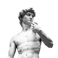 Fotobehang Statue of David by Michelangelo isolated © BOOCYS