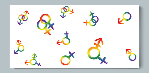 Set of Gender, LGBT Symbol