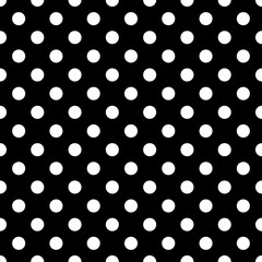 Seamless Background with big Polka Dot pattern.
