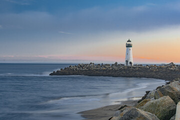 Fototapeta na wymiar Lighthouse at Sunset