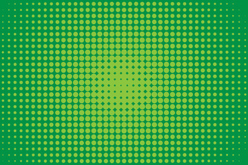 Green Abstract halftone pattern background. Flat vector illustration