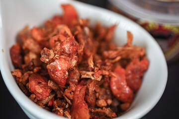 hot spicy in a bowl