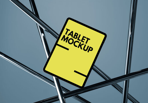 Vertical Tablet Mockup on Equilibrium with Metallic Tubes