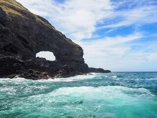 Rock Formation by the Sea