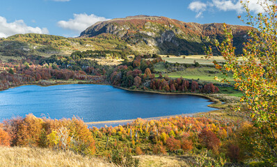 Fototapeta premium landscape with lake