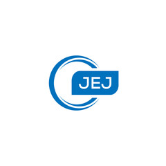 JEJ letter design for logo and icon.JEJ typography for technology, business and real estate brand.JEJ monogram logo. - obrazy, fototapety, plakaty