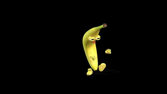 Banana dance with alpha channel
