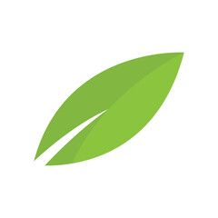 Green leaf logo ecology nature element vector icon