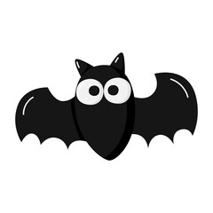 Bat vampire happy halloween cute cartoon baby