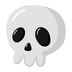 Fototapeta premium Halloween Skull icon