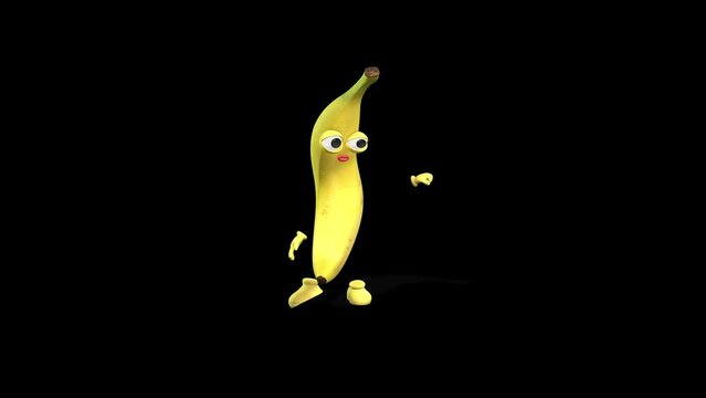 Banana dance with alpha channel