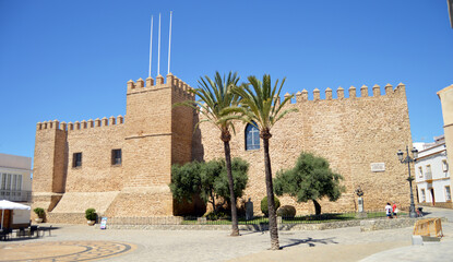 Castillo de Luna en la Plaza Bartolomé Pérez de Rota, provincia de Cádiz Andalucía España