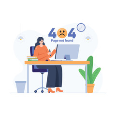 Sad girl due to empty state