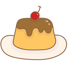 Pudding Element Illustration