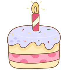 Birthday Cake With Candles