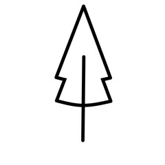 Tree icon, Tree simple logo, Tree lineart, Simple tree vector, Christmas Tree,