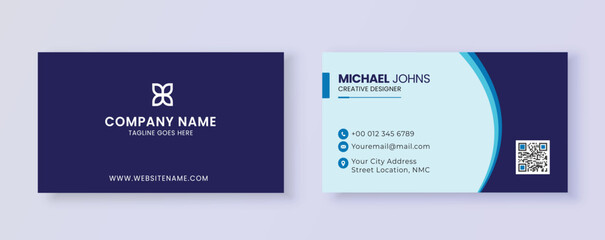 Professional unique business card design