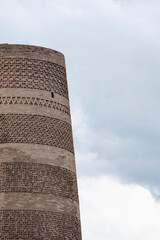 Detail shot of the ancient Burana Tower near Tokmok in Kyrgyzstan.