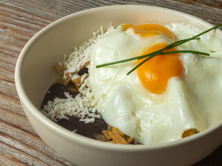 eggs with chilaquiles