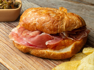 ham and cheese sandwich