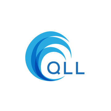 QLL letter logo. QLL blue image on white background. QLL Monogram logo design for entrepreneur and business. QLL best icon.
