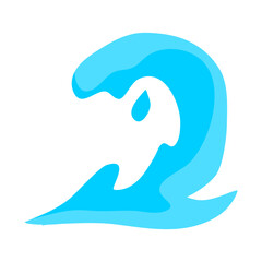 wave sea water shape