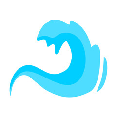 wave sea water shape