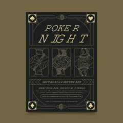 Poker Night Flyer Template